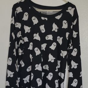 Ladies LS Halloween T-shirt sz L